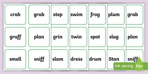 Ccvc Words Cvc Words Literacy Primary Resources