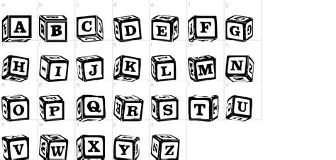 Free download: LMS Lance's Letter Blocks Font | Block lettering, Block ...