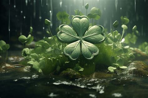 Explore the Symbolism of Clover in Different Stock Image - Image of ...