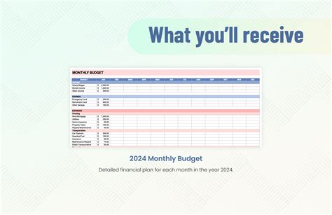 Budget Planner Template in Excel, Google Sheets - Download | Template.net