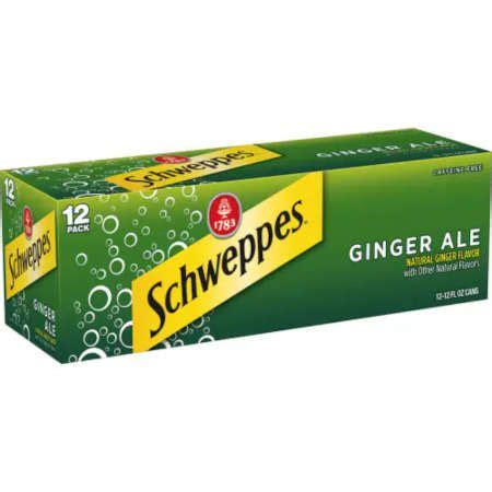 Schweppes Ginger Ale 12oz 12pk Cn Luekens Wine Spirits