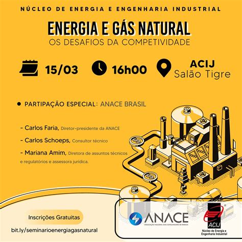 ACIJ promove debate sobre competitividade do gás e energia para