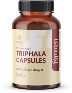 The Balance Triphala Capsules Natural Ayurvedic Extract For