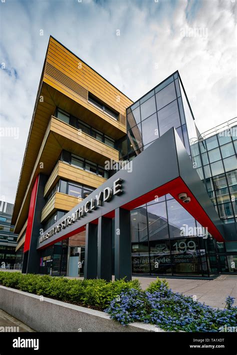 View Of The Business School At The University Of Strathclyde In Glasgow