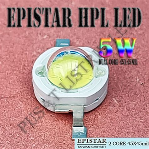 Jual Watt Genuine Hpl W Epistar Dual Core Semua Warna Non Pcb