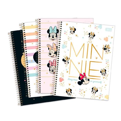 Caderno Universit Rio Minnie Mat Ria Folhas Tilibra Esfera