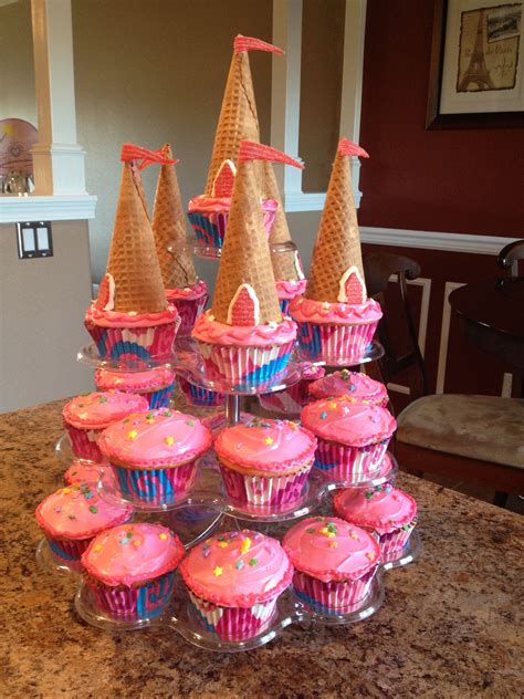 Princess Birthday Cupcake Tower It Never Occurred To Me To Make A