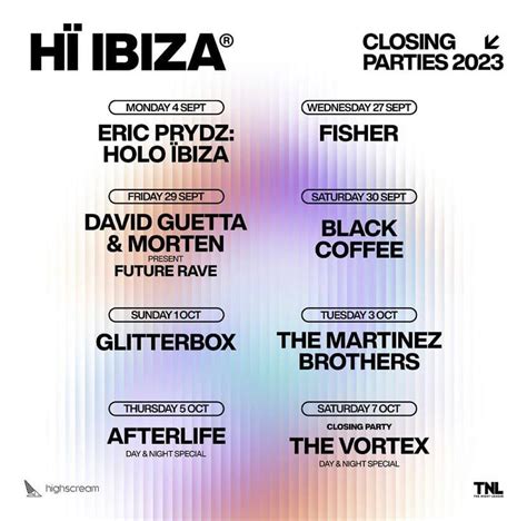 Hï Ibiza: the closing parties calendar 2023! | Ibiza by night