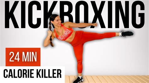 24 Minute Intense Cardio Kickboxing Hiit Follow Along Workout For