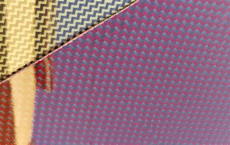 Carbon Fiber Kevlar Hybrid Fiberglass Panel Sheet 24 X24 Glossy One