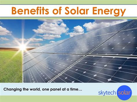 PPT The Advantages Of Solar Energy PowerPoint Presentation Free