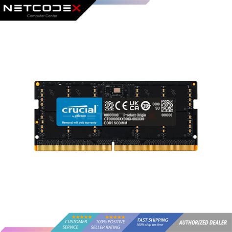 Crucial RAM 16GB DDR5 5600mhz 5600MT/s Laptop Memory SODIMM - CT16G56C46S5 | Lazada PH