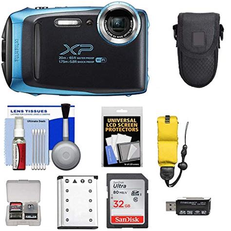 Fujifilm FinePix XP130 Shock Waterproof Wi Fi Digital Camera Sky