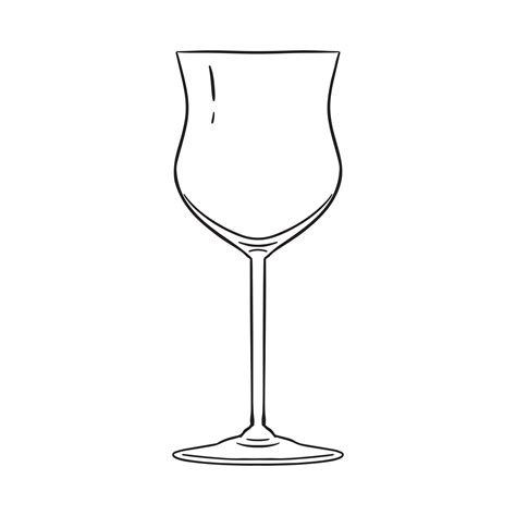 Hand Drawn Drinking Glass Line Art 49301725 Vector Art At Vecteezy