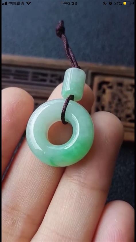 Natrual Ice Species Jadeite Pendant Certificated Grade A Jadeite Pure