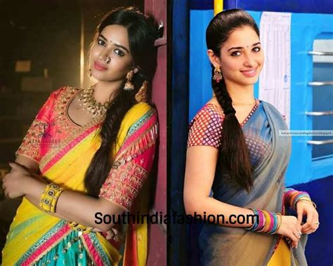 Ten Traditional Hairstyles To Complete Your Half Saree Look