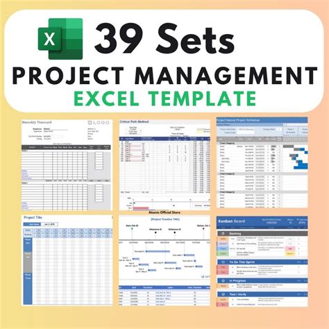 set project management excel template gantt chart kanban board