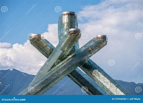 Olympic Cauldron at the Vancouver Convention Centre Editorial Photo ...