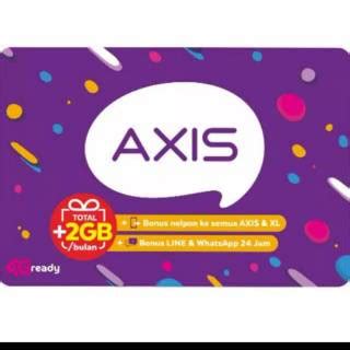 Jual Kartu Perdana Axis 4gb 4G SP 1 1 Shopee Indonesia