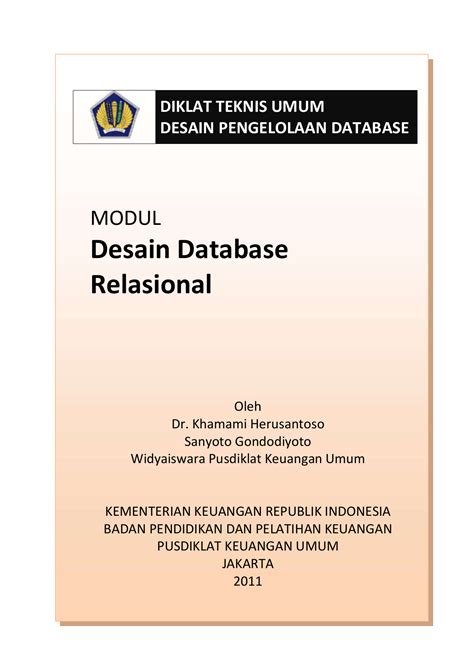 Struktur Database Relasional Database Relasional Model