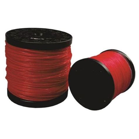 Fio de Nylon para Roçadeira Vermelho Redondo 3 0mm Rolo 240m Mundi