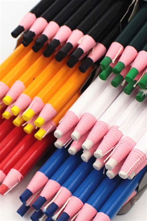 Tailors Chalk Pencil For Wig Caps Sewing 12 Pcs