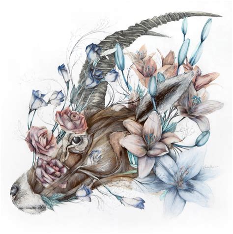 Anatomical Art Combines Animals With The Flora Of The Philippines