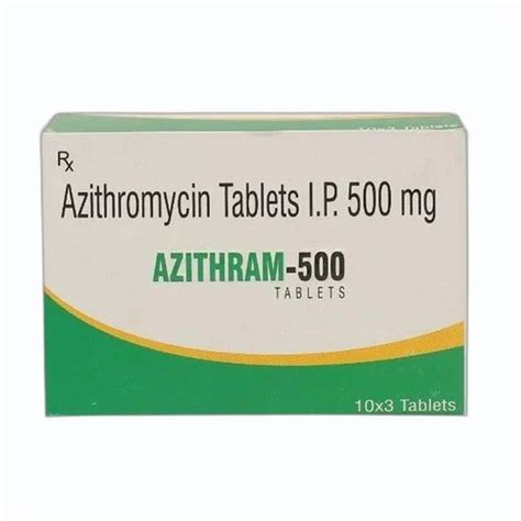 500 Mg Azithromycin Tablets Ip In Sas Nagar Id 2850565562348