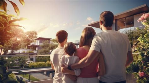 Premium AI Image | family house exterior