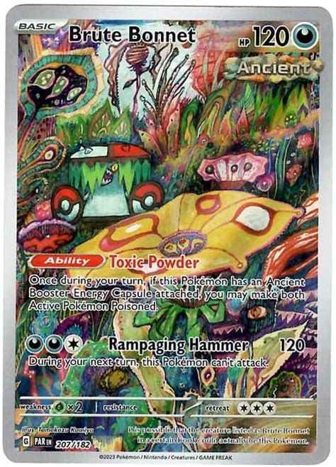 Amazon Pokemon Brute Bonnet 207 182 Paradox Rift