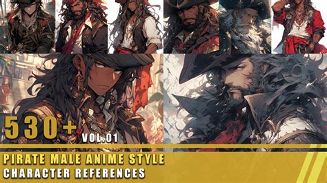 ArtStation - 530+ Pirate Male Anime Style - Character References Vol.01