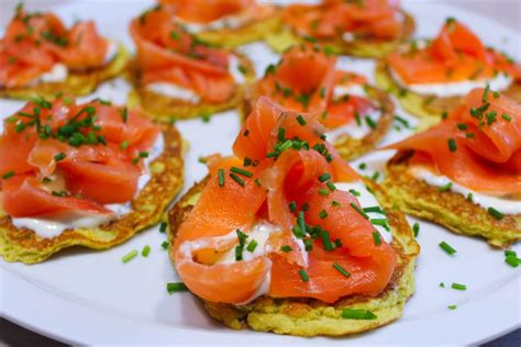 Blinis de Pommes de Terre au Saumon Fumé Délicimô Blog de Recettes