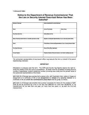 Fillable Online Motor Etax Dor Ga Form T 4 Georgia Department Of