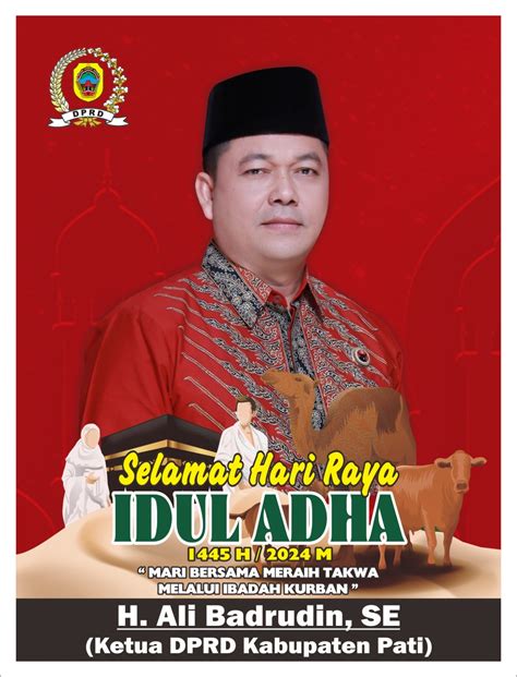 Ketua Dprd Mengucapkan Selamat Hari Raya Idul Adha 1445 Hijriyah