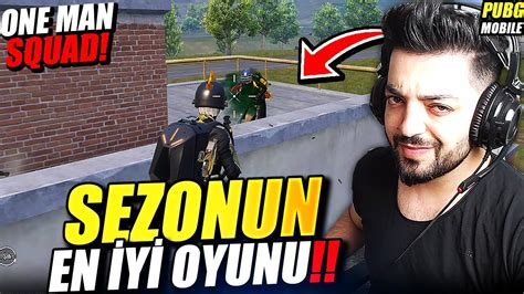 Sezonun En Y Oyunu Efsane Ma One Man Squad Pubg Mobile Youtube