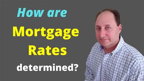 How Mortgage Interest Rates Are Determined Youtube