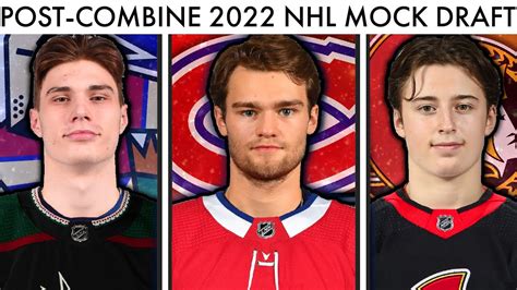 2022 NHL MOCK DRAFT SIMULATION MOCK TRADES FULL Top 16 Order