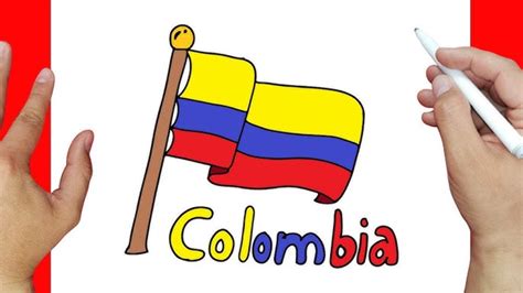 Bandera De Colombia Para Colorear E Imprimir ¡diviértete Aprende Y Conoce El Significado De