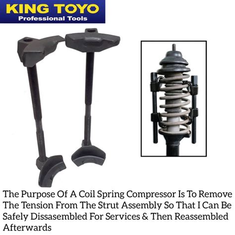 King Toyo Drop Forged Coil Spring Compressor Tool For Automation Car