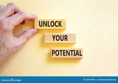 Unlock Your Potential Symbol Concept Words Unlock Your Potential On