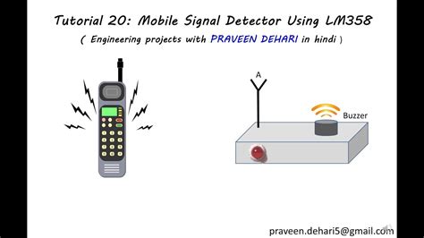 Mobile Signal Detector Using LM358 Tutorial 20 YouTube