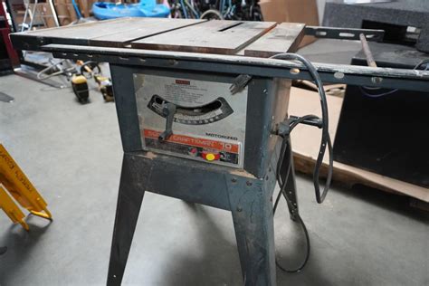 Sears Craftsman 10 Inch Table Saw Property Room