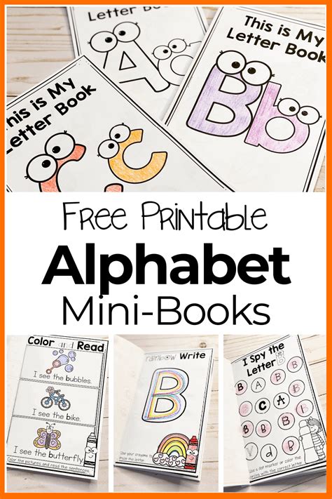 Free Printable Alphabet Books For Preschoolers Preschool Alphabet