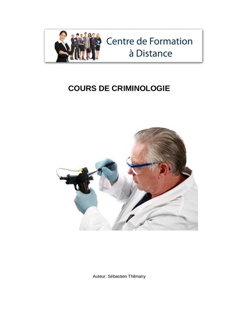 Module Gratuit Criminologie Par Ivbo Fichier PDF