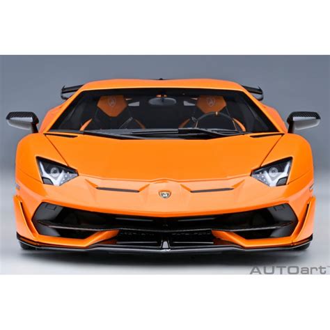 Autoart Lamborghini Aventador Svj Arancio Atlas Pearl Orange