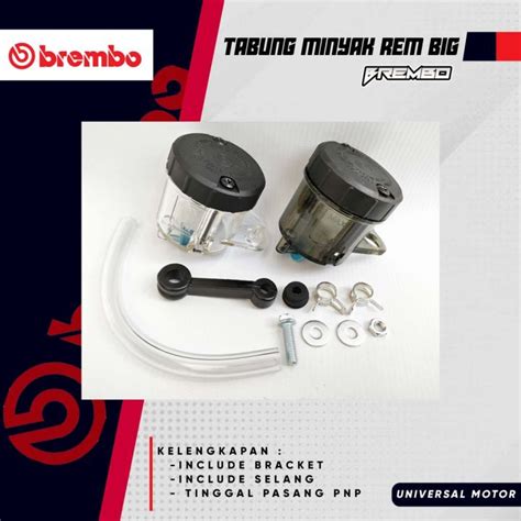 Tabung Minyak Master Rem Brembo Big Smoke Clear Universal Motor