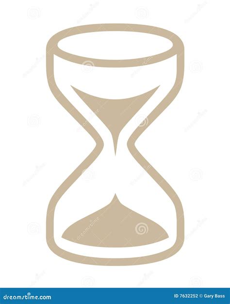 Hour Glass Symbol Stock Photography - Image: 7632252