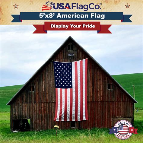 American Flags (5x8 foot) Embroidered Stars & Sewn Stripes – USA Flag Co.