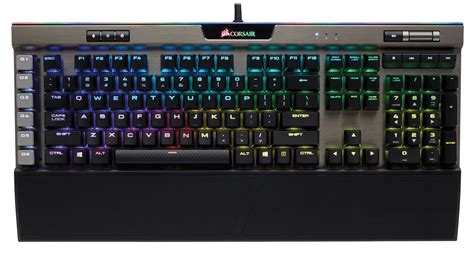 K95 RGB PLATINUM Mechanical Gaming Keyboard — CHERRY® MX Speed — Gunmetal