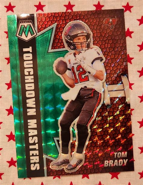 2021 Mosaic TOM BRADY TOUCHDOWN MASTERS Insert Green Prizm Tampa Bay EBay